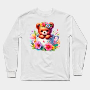 Cute Bear Long Sleeve T-Shirt